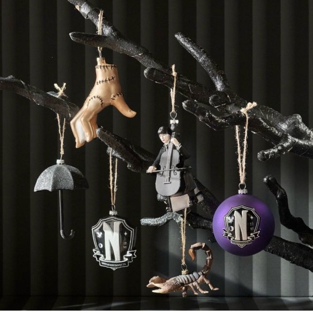 Pottery Barn Wednesday Adam’s Ornaments